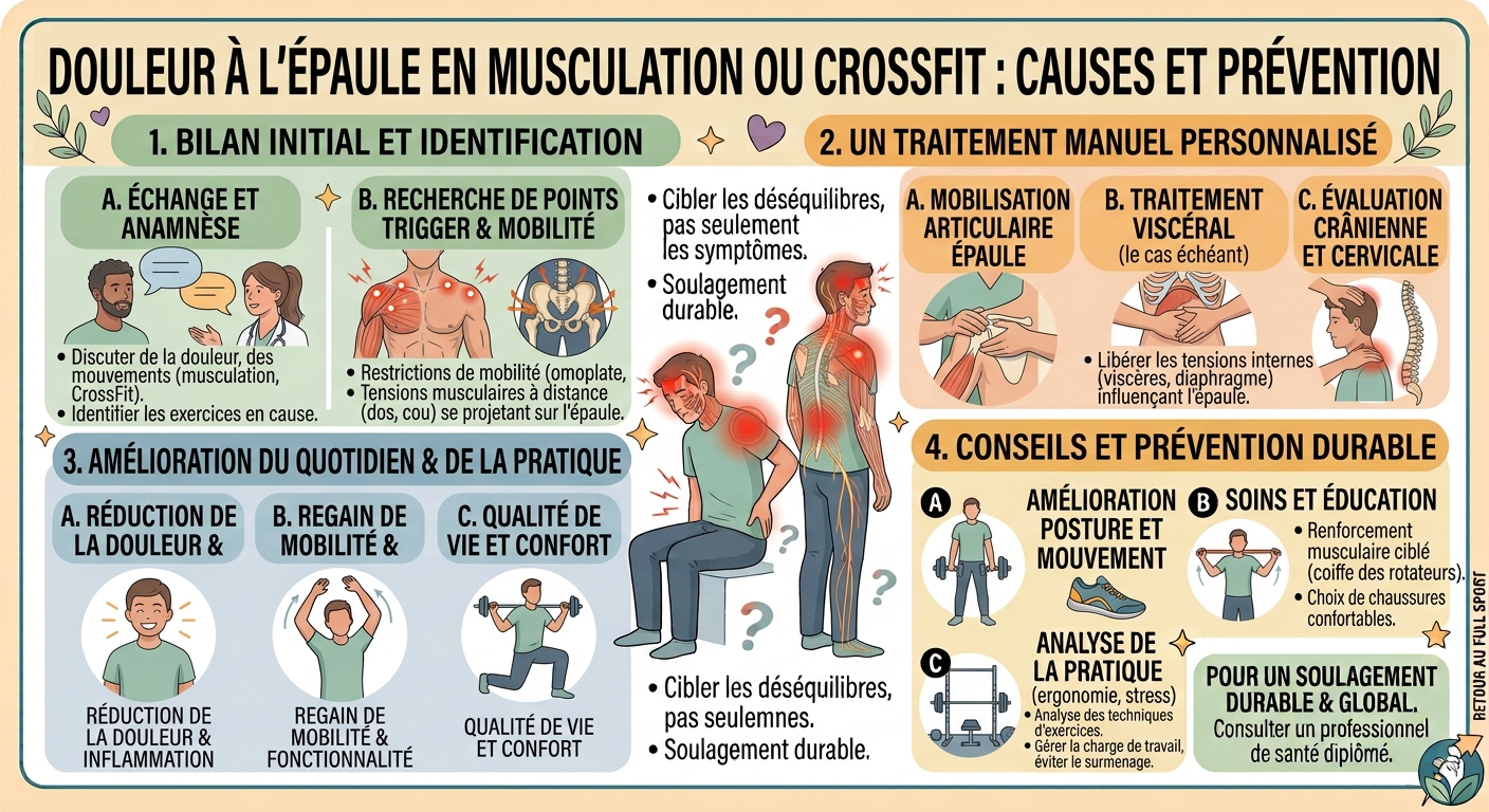 Douleur à l'épaule en musculation ou CrossFit : causes et prévention
