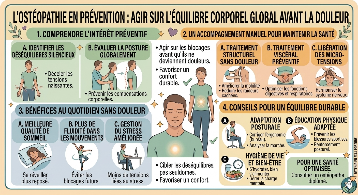 Faut-il consulter un ostéopathe même sans douleur ?